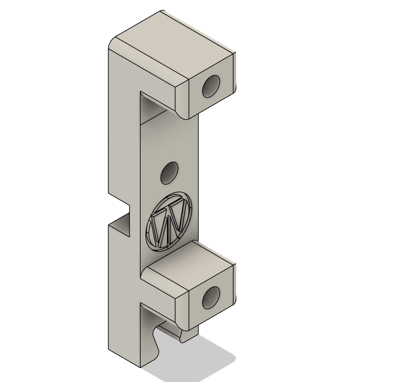 1x3 Cap with Single Body wall bracket