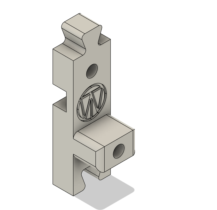 1x3 Single Main Body wall Bracket